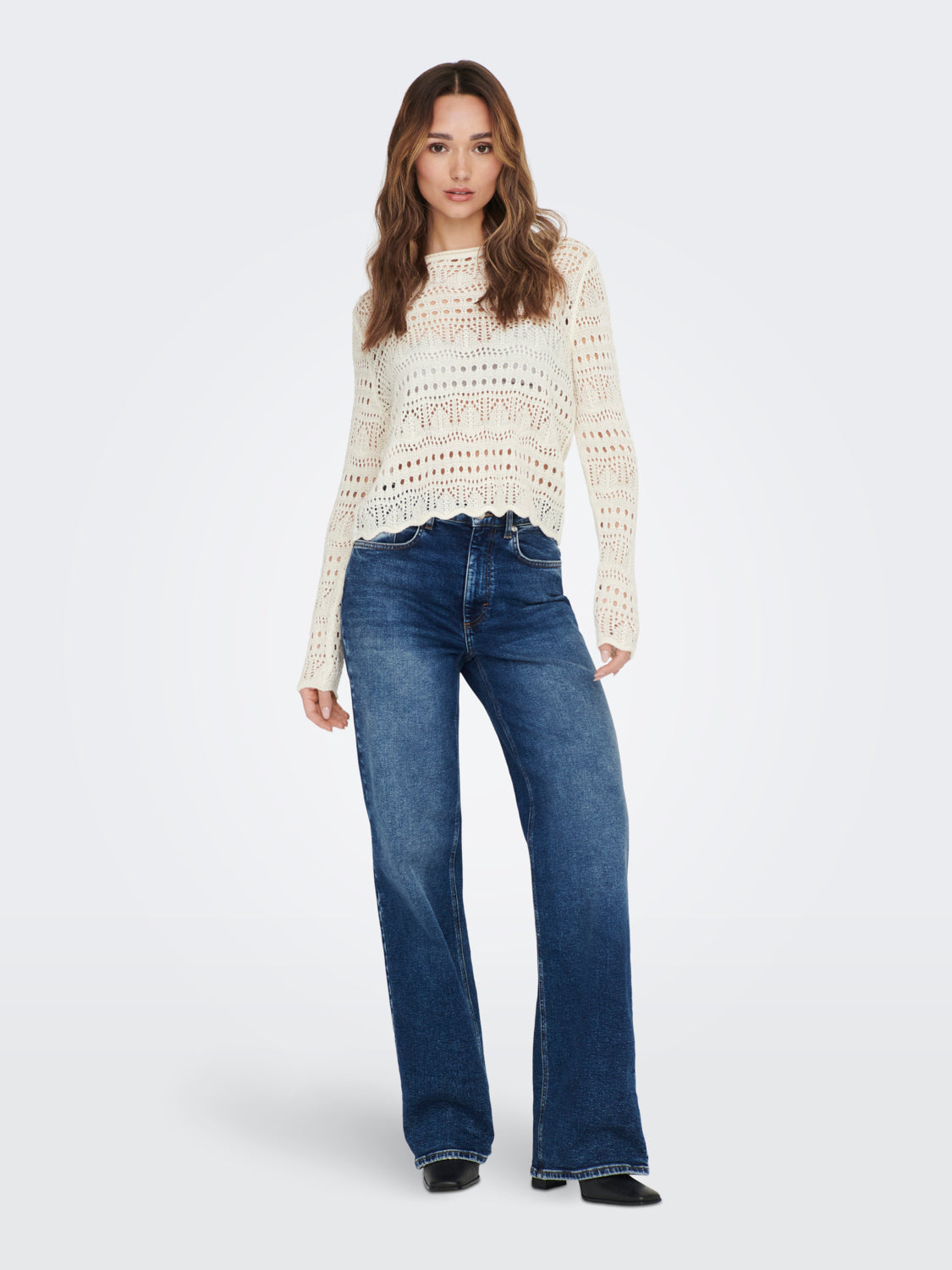 JDYSUN Pullover - Hvit